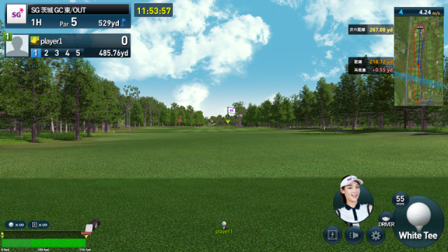 COURSE_シミュレーションゴルフ完備のインドアゴルフ練習場ザゴルフベース